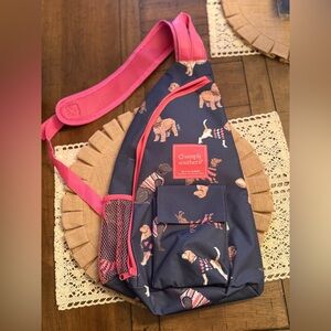 Simply Southern Navy Dog Print Bag